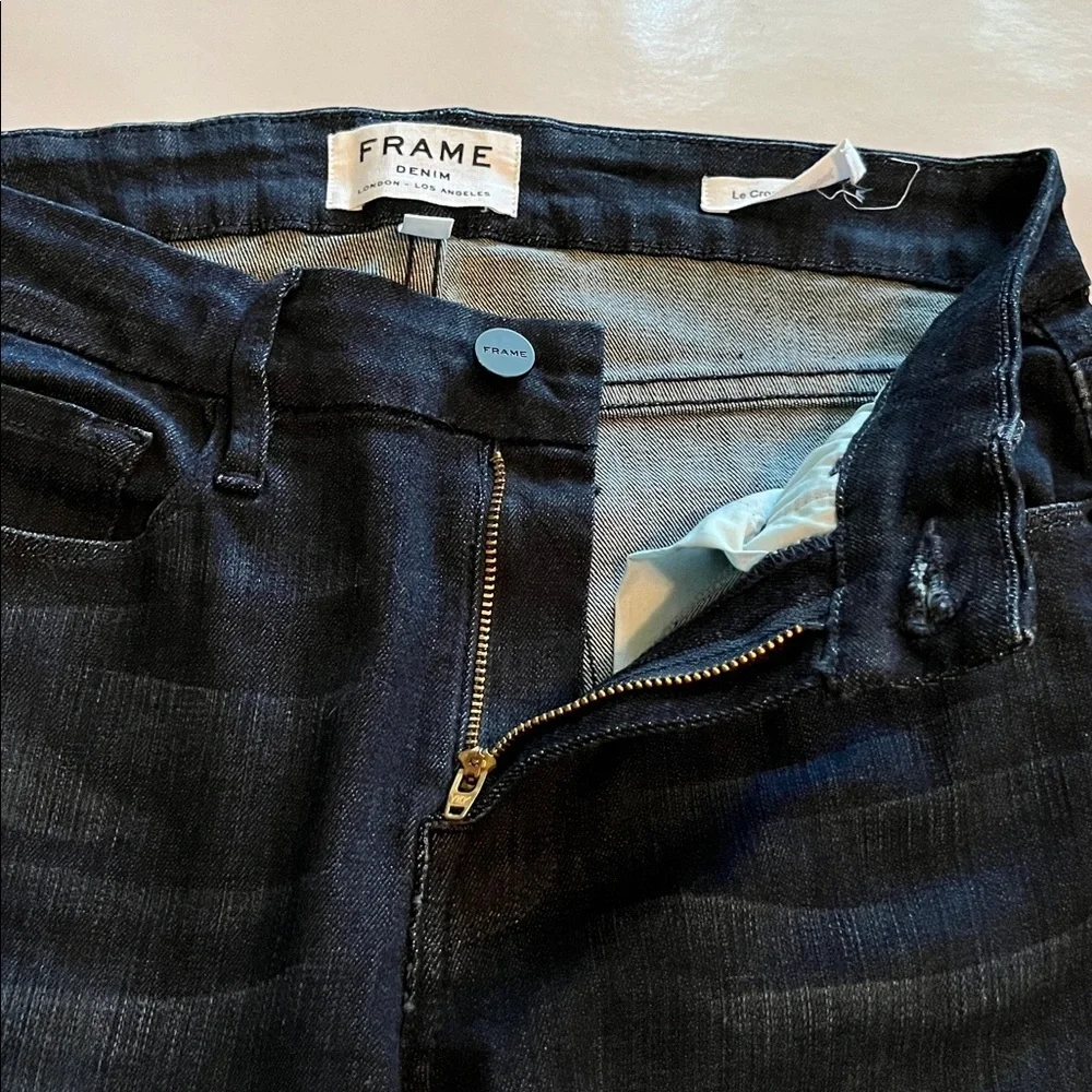 Frame Denim Le Crop Mini Boot Mid Rise Size 27 - Picture 16 of 16